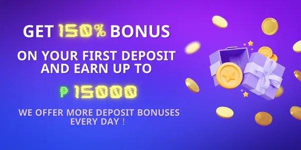 Welcome Bonus: 100% up to ₱10,000